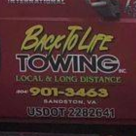 Back to life towing, inc Logo